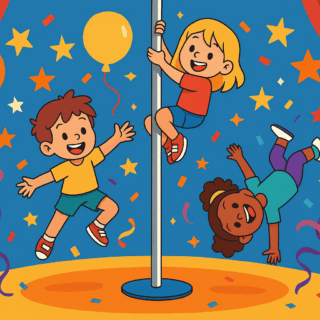 Logo Pole dance pour enfants et ados : à quel âge commencer et pourquoi c’est une super idée